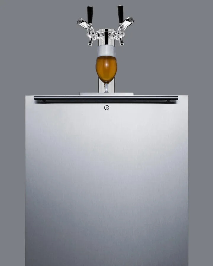 Summit SBC58BLBIADALOCK 24 Wide Built-In Kegerator. Ada Compliant