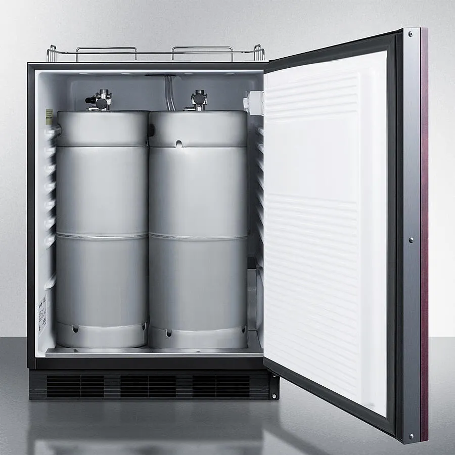 Summit SBC58BLBIADANKIF 24 Wide Built-In Kegerator. Ada Compliant
