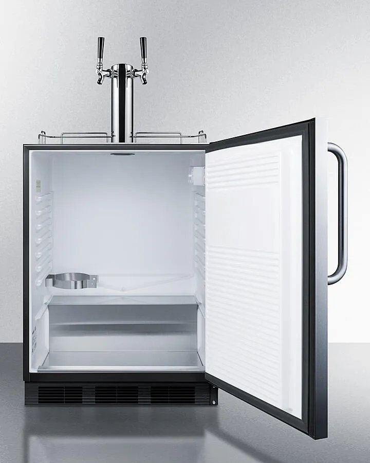 Summit SBC58BLBICSSADA 24 Wide Built-In Kegerator. Ada Compliant