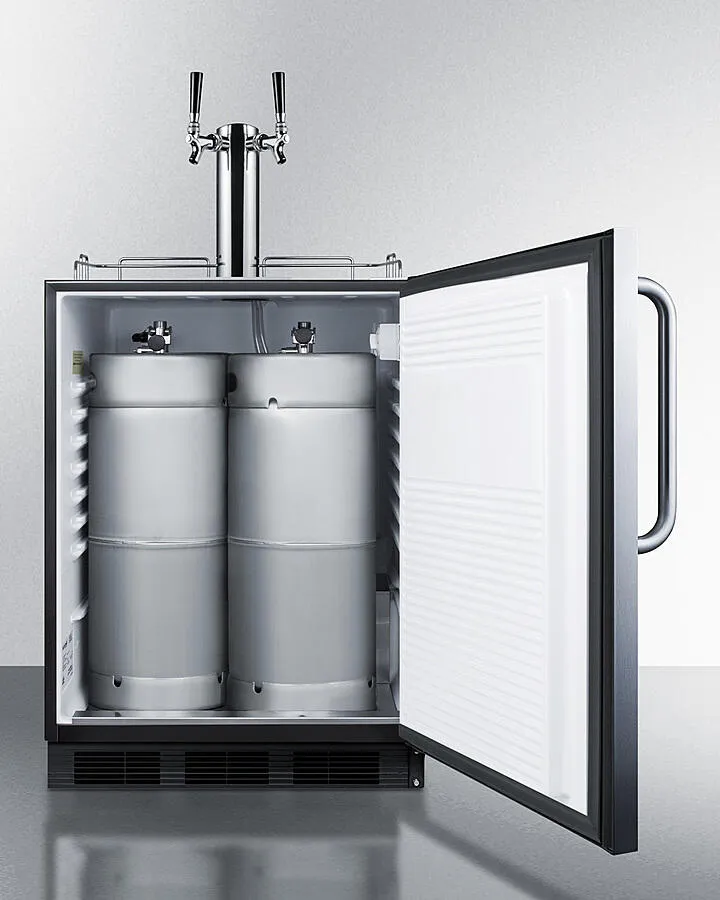 Summit SBC58BLBICSSADA 24 Wide Built-In Kegerator. Ada Compliant
