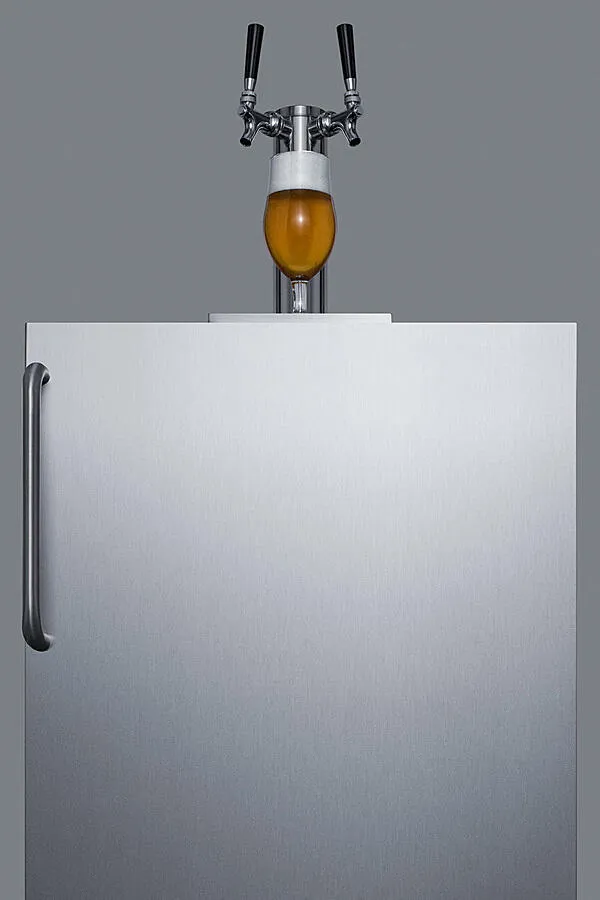 Summit SBC58BLBICSSADA 24 Wide Built-In Kegerator. Ada Compliant