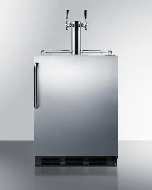 Summit SBC58BLBICSSADA 24 Wide Built-In Kegerator. Ada Compliant
