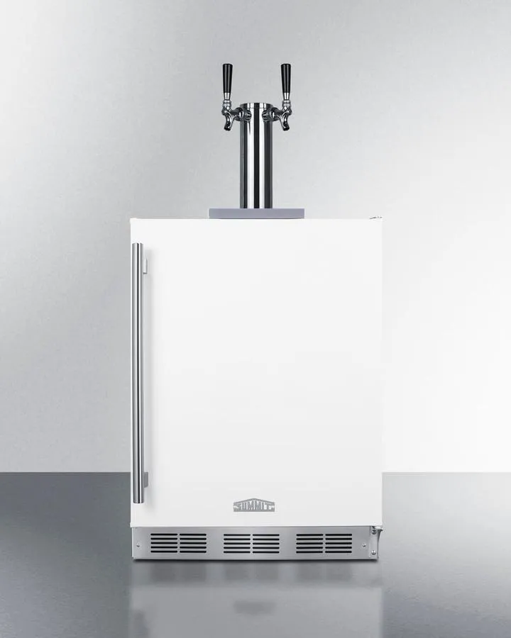 Summit SBC58WHBIADAWKDTWIN 24 Wide Built-In Wine Kegerator. Ada Compliant