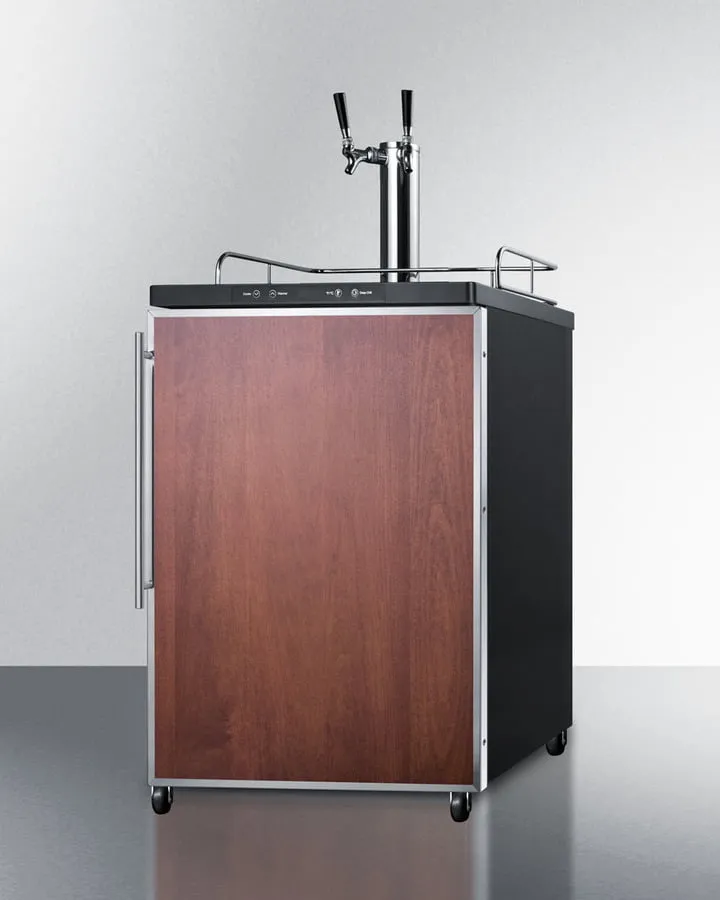 Summit SBC635MBIFRTWIN 24 Wide Built-In Kegerator