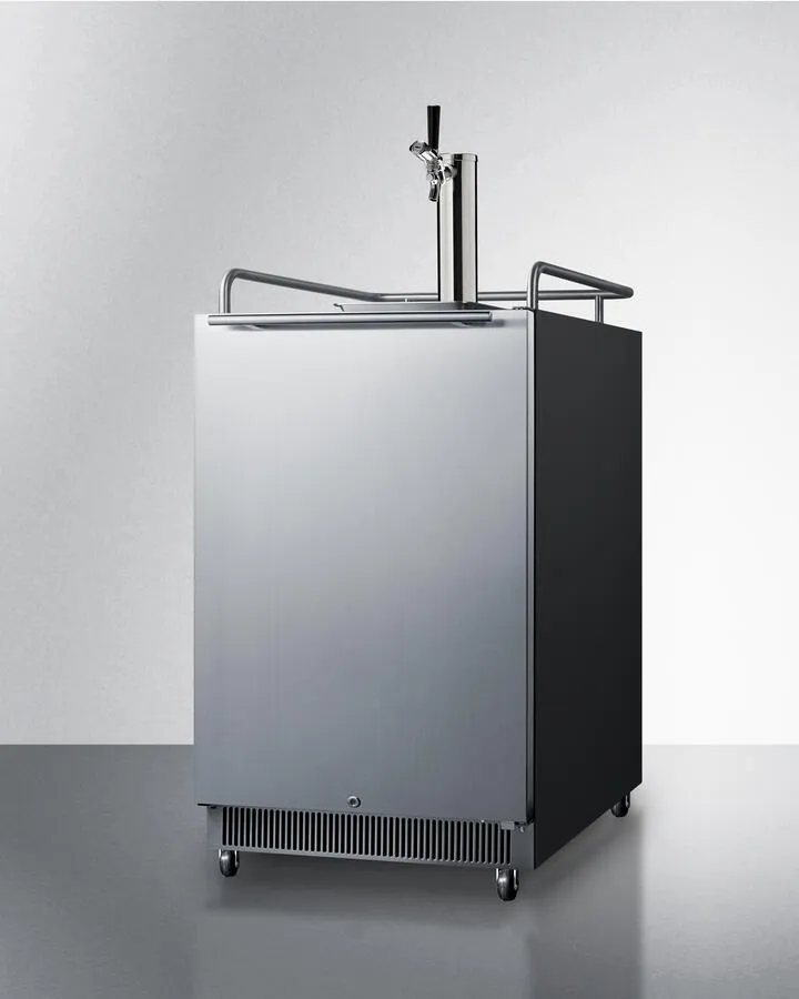 Summit SBC677BITL 24 Wide Built-In Kegerator With Taplock