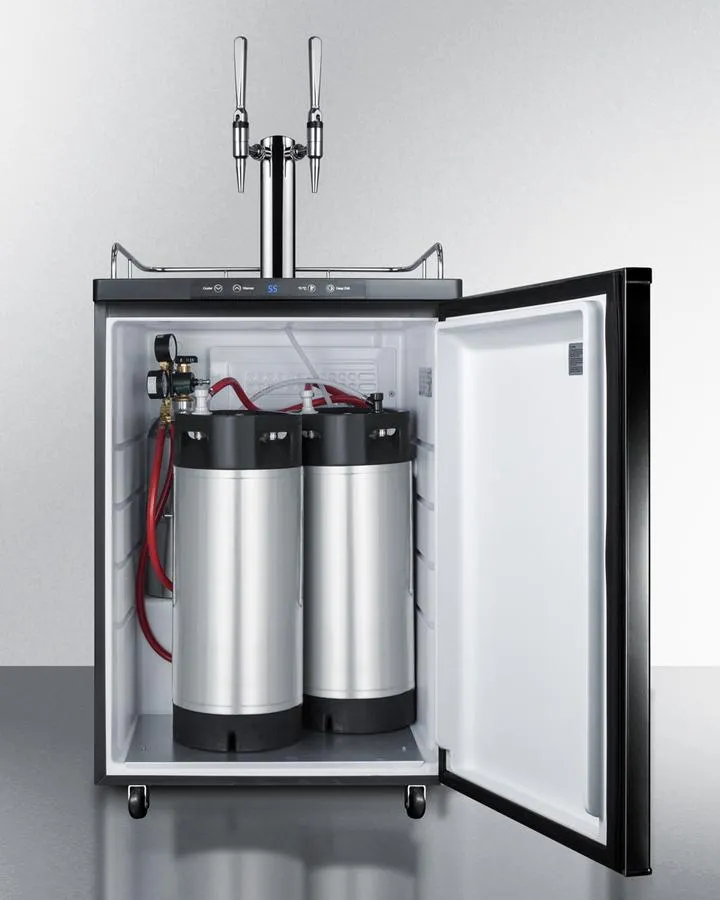 Summit SBC682NCFTWIN 24 Wide Built-In Nitro Coffee Kegerator