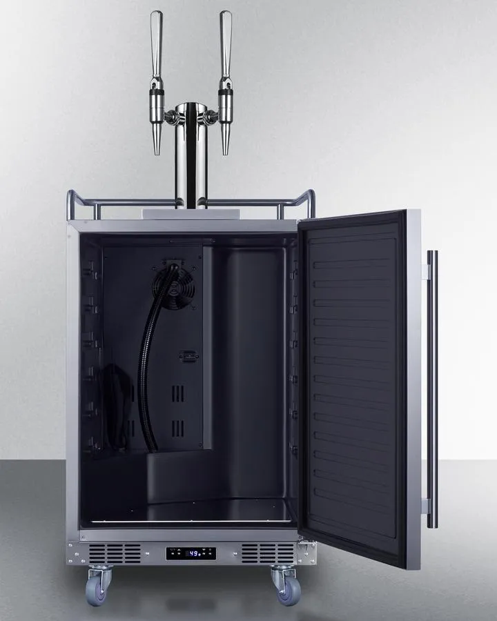 Summit SBC682NCFTWIN 24 Wide Built-In Nitro Coffee Kegerator