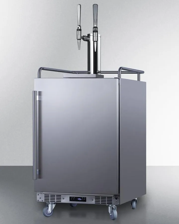 Summit SBC682NCFTWIN 24 Wide Built-In Nitro Coffee Kegerator