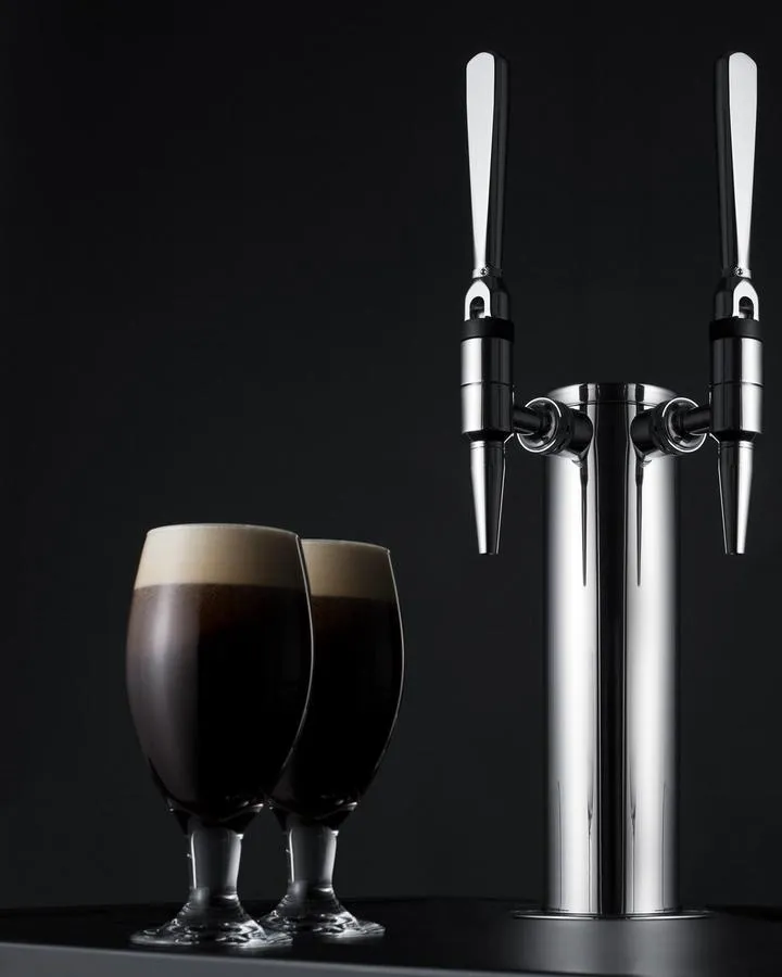 Summit SBC682NCFTWIN 24 Wide Built-In Nitro Coffee Kegerator