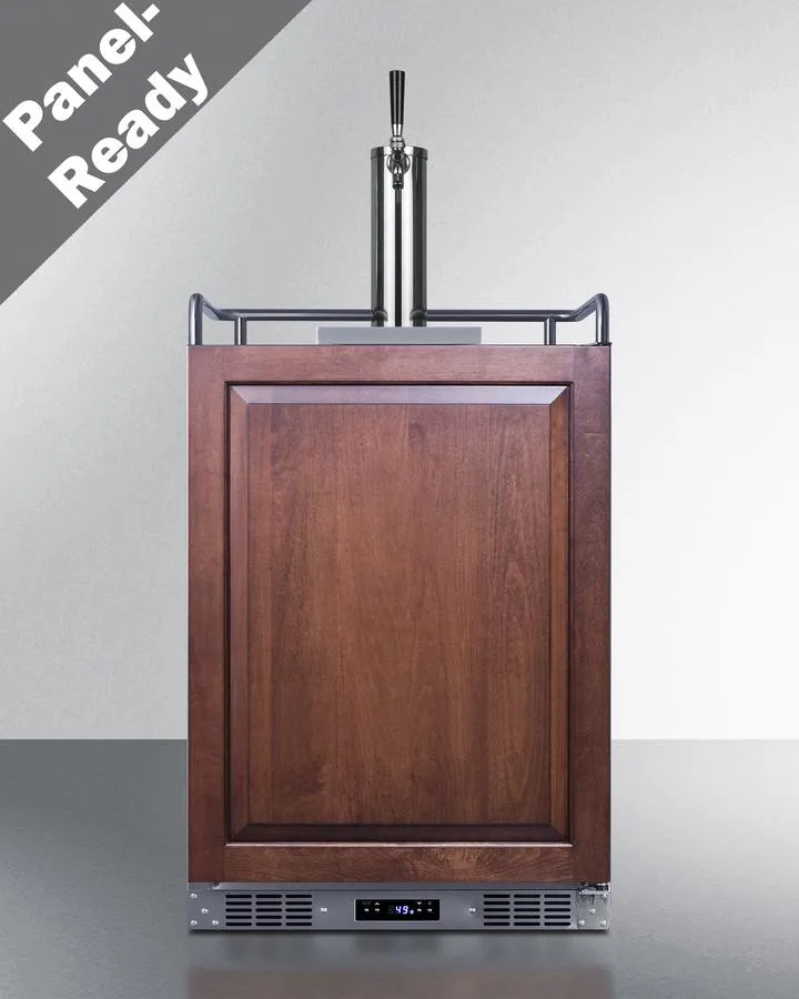 Summit SBC682PNR 24 Wide Built-In Kegerator (Panel Not Included)
