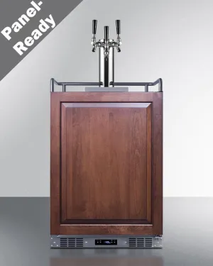 Summit SBC682PNRTRIPLE 24 Wide Built-In Kegerator (Panel Not Included)