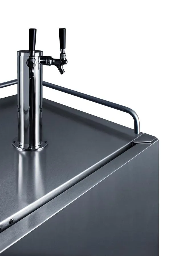 Summit SBC682WKDTWIN 24 Wide Built-In Wine Kegerator