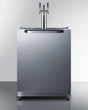 Summit SBC696OSTRIPLE 24 Wide Built-In Outdoor Kegerator