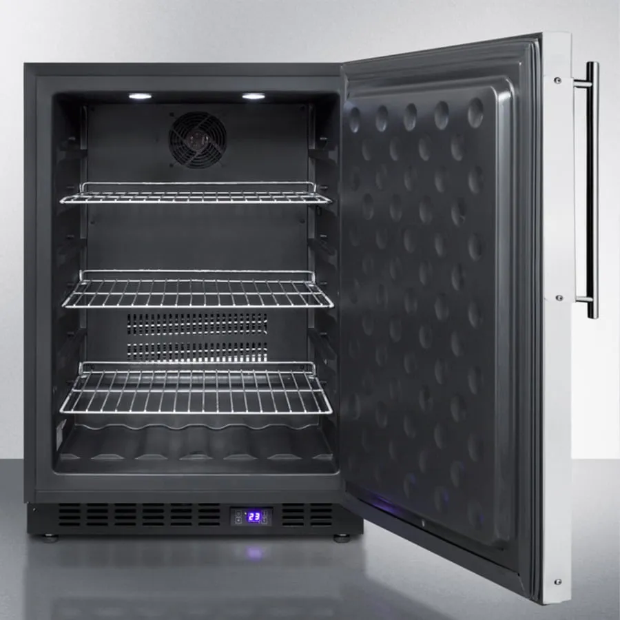 Summit SCFF53BFR 24 Wide Built-In All-Freezer