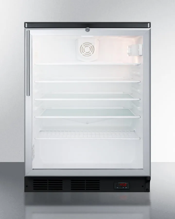 Summit SCR600BGLBIDTPUBHV 24 Wide Built-In Craft Beer Pub Cellar