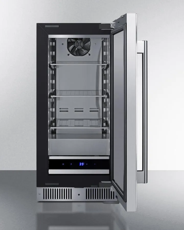 Summit SDHR1534 15 Wide Built-In All-Refrigerator