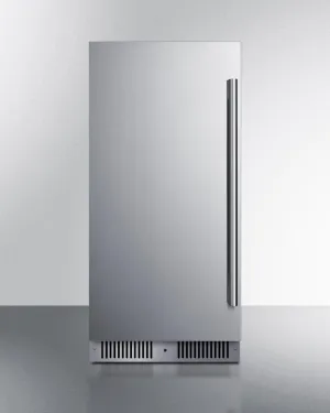 Summit SDHR1534LHD 15 Wide Built-In All-Refrigerator