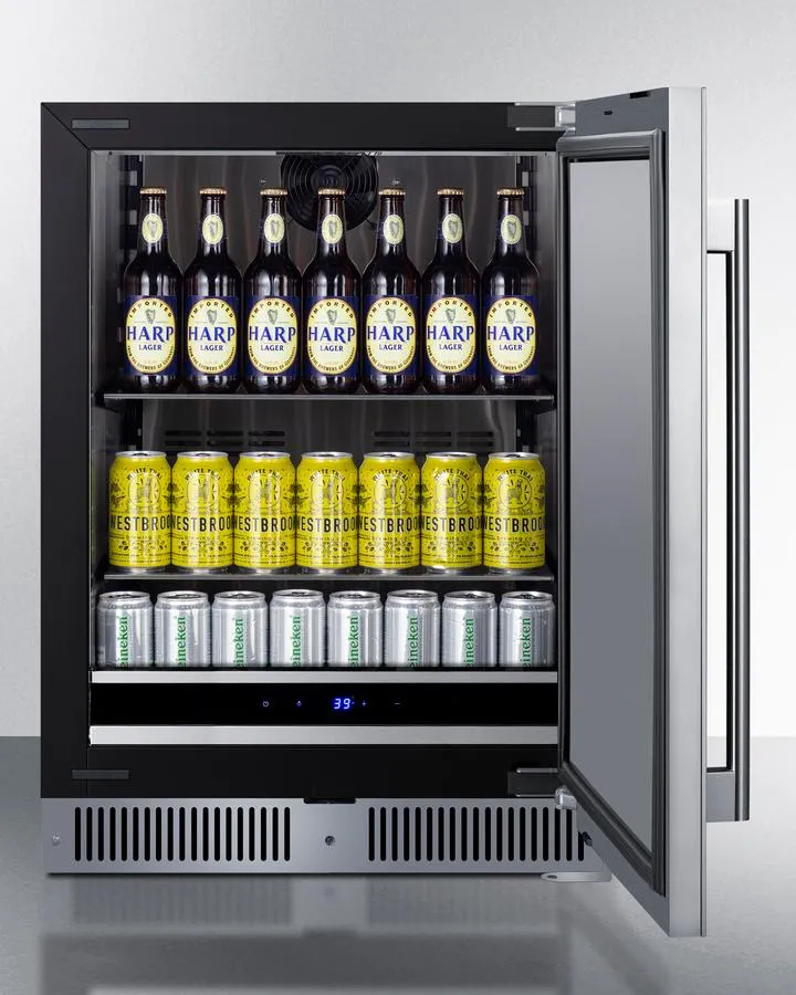 Summit SDHR2444 24 Wide Built-In All-Refrigerator