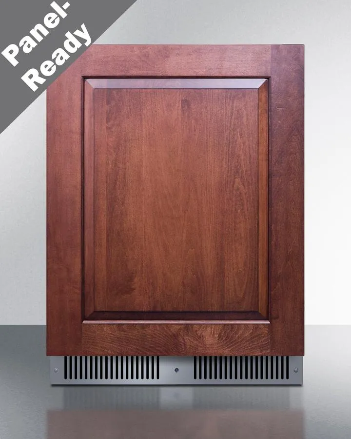 Summit SDHR2444PNR 24 Wide Built-In All-Refrigerator (Panel Not Included)