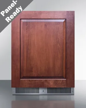 Summit SDHR2444PNR 24 Wide Built-In All-Refrigerator (Panel Not Included)