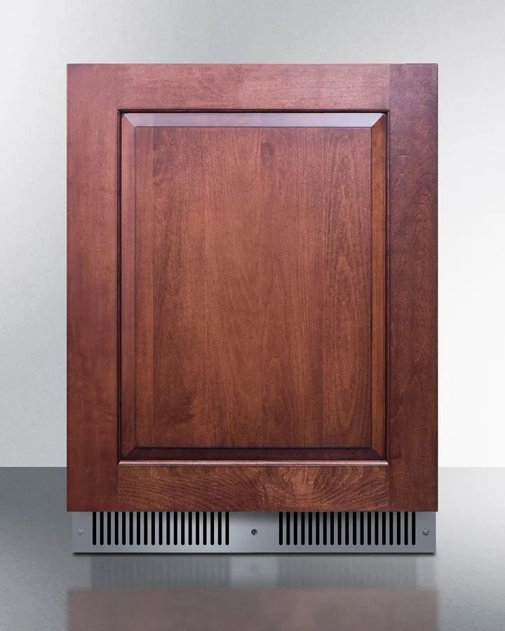 Summit SDHR2444PNR 24 Wide Built-In All-Refrigerator (Panel Not Included)