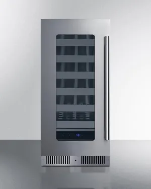 Summit SDHW1532LHD 15 Wide Built-In Wine Cellar
