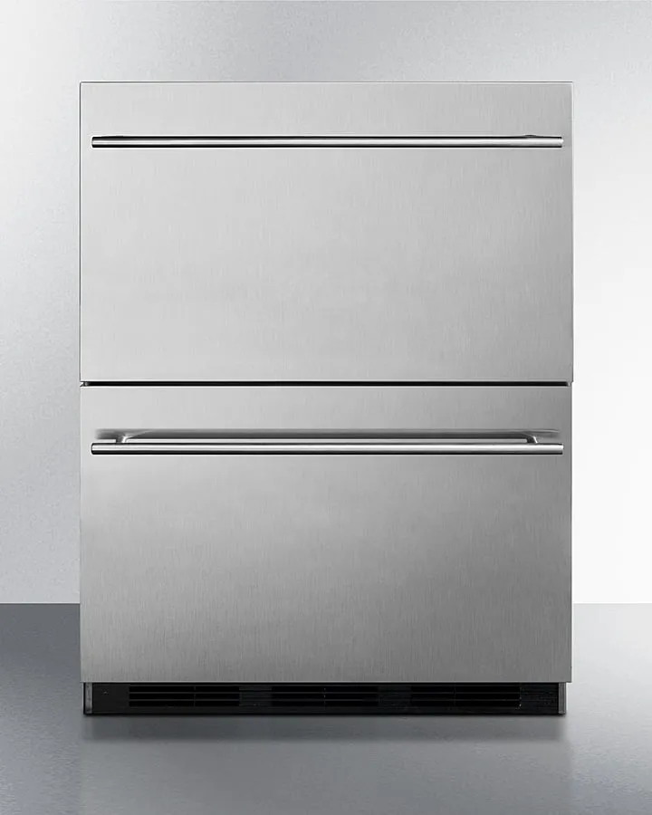 Summit SP6DBS2D7ADA 24 Wide 2-Drawer All-Refrigerator. Ada Compliant