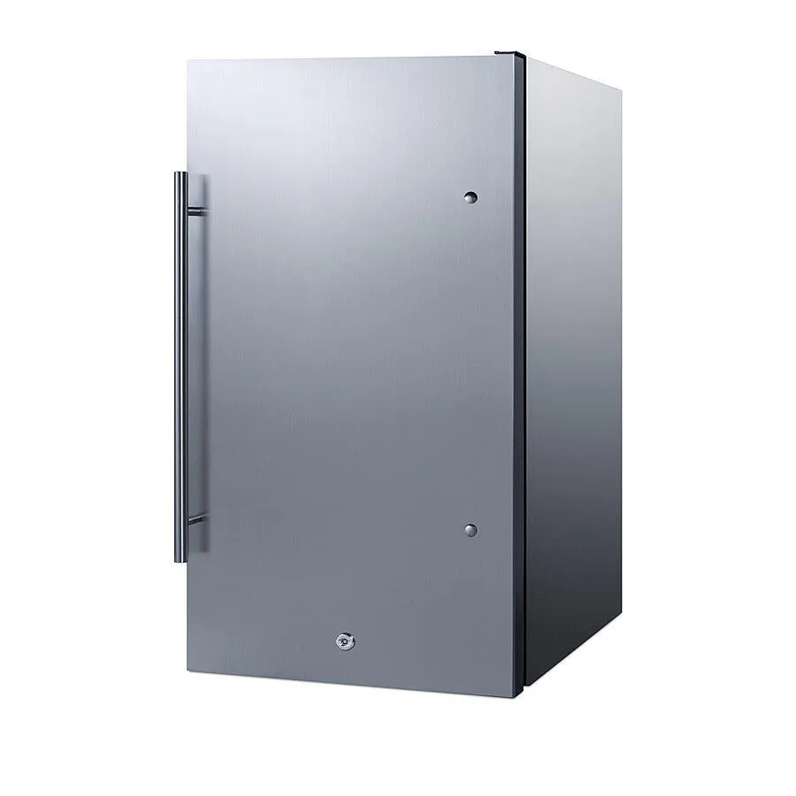 Summit SPR196OSCSS Shallow Depth Outdoor Built-In All-Refrigerator