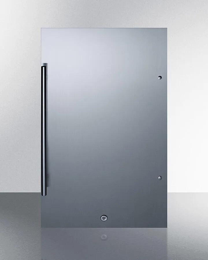 Summit SPR196OSCSS Shallow Depth Outdoor Built-In All-Refrigerator