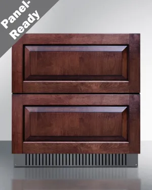 Summit SPR3032DPNRADA 30 Wide 2-Drawer All-Refrigerator. Ada Compliant (Panels Not Included)
