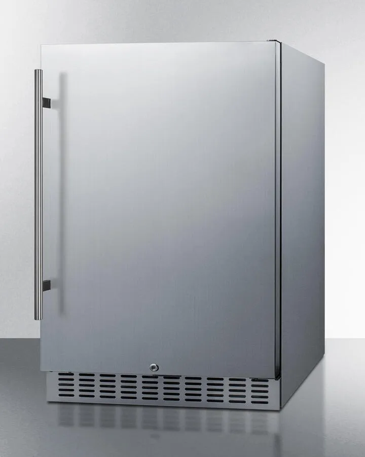 Summit SPR629WCSS 24 Wide Built-In Outdoor All-Refrigerator