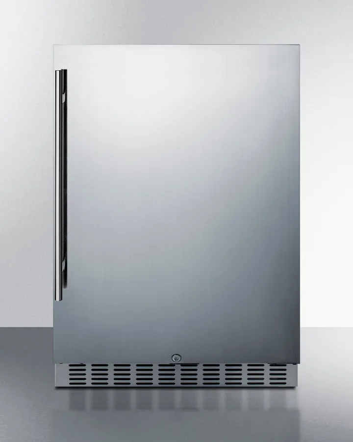 Summit SPR629WCSS 24 Wide Built-In Outdoor All-Refrigerator