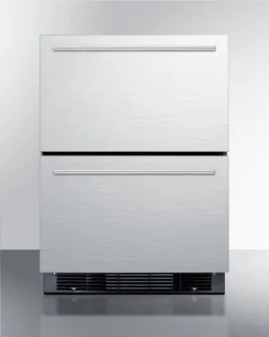Summit SPRF2D5 24 Wide 2-Drawer Refrigerator-Freezer