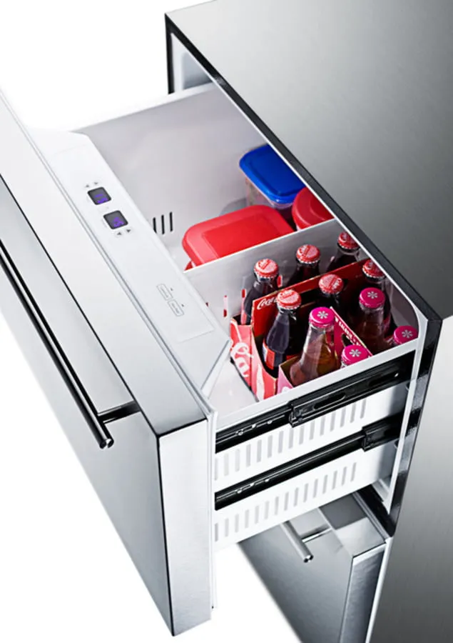 Summit SPRF2D5 24 Wide 2-Drawer Refrigerator-Freezer