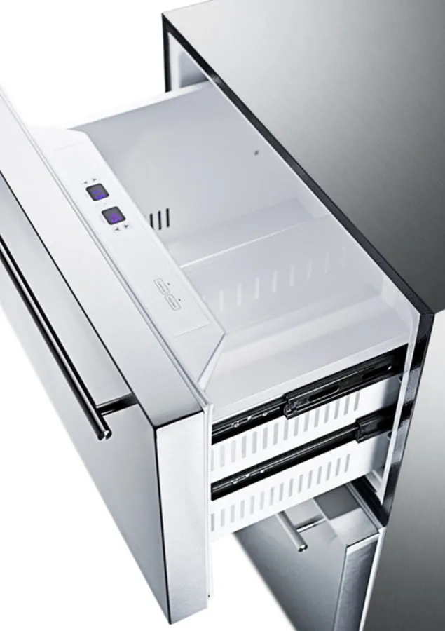 Summit SPRF2D5 24 Wide 2-Drawer Refrigerator-Freezer