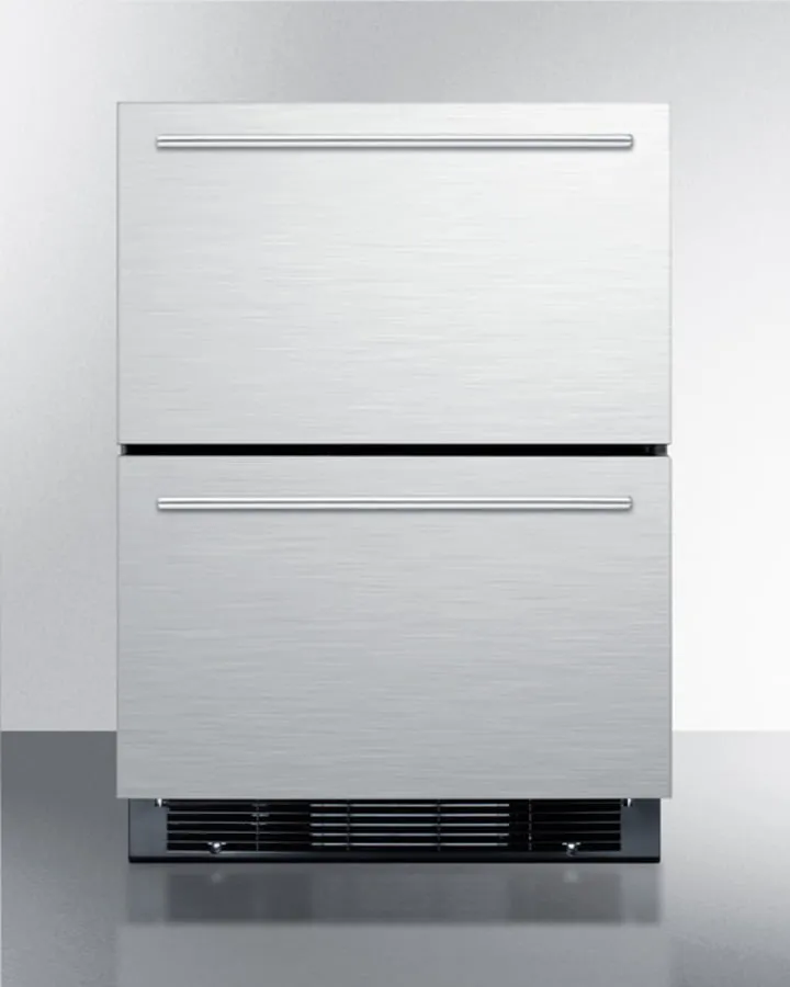 Summit SPRF2D5 24 Wide 2-Drawer Refrigerator-Freezer
