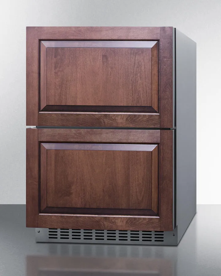 Summit SPRF34D 24 Wide 2-Drawer Refrigerator-Freezer