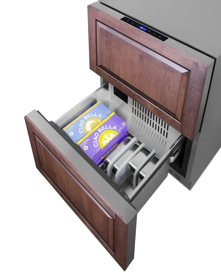 Summit SPRF34D7 24 Wide 2-Drawer Refrigerator-Freezer