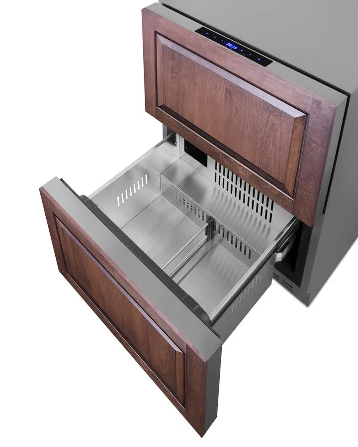 Summit SPRF34D7 24 Wide 2-Drawer Refrigerator-Freezer