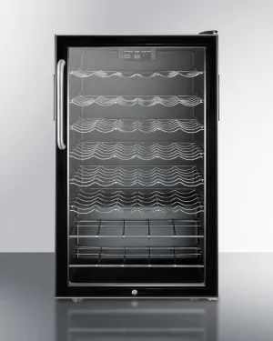 Summit SWC525LBITB 20 Wide Built-In Wine Cellar