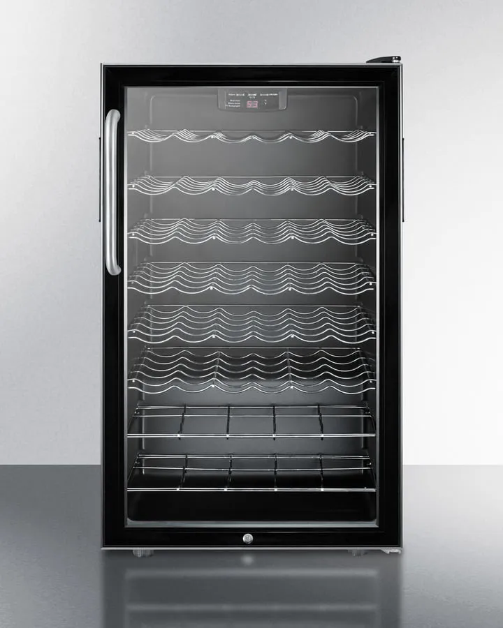 Summit SWC525LBITB 20 Wide Built-In Wine Cellar