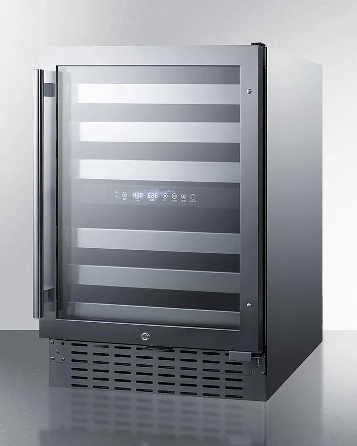 Summit SWC532BLBISTCSS 24 Wide Built-In Wine Cellar