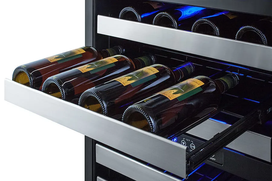 Summit SWC532BLBISTCSS 24 Wide Built-In Wine Cellar