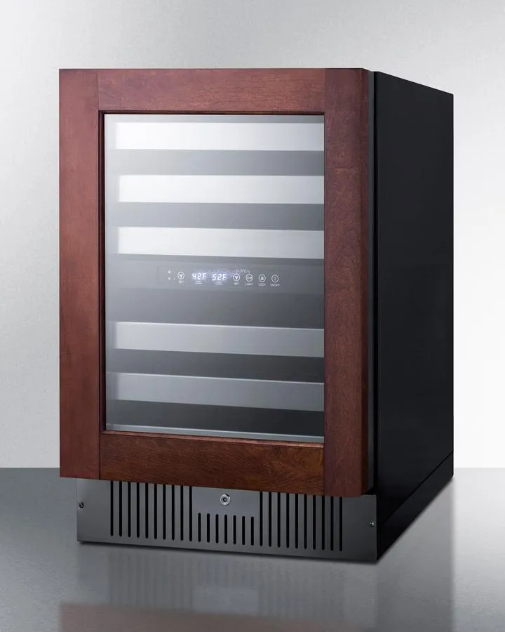 Summit SWC532BLBISTPNRLHD 24 Wide Built-In Wine Cellar (Panel Not Included)