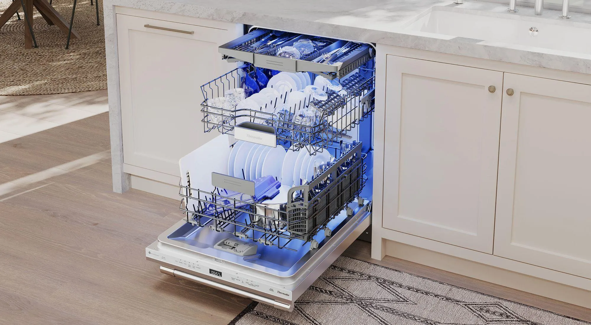 Thermador DWHD660EFP Dishwasher 24'' Stainless Steel