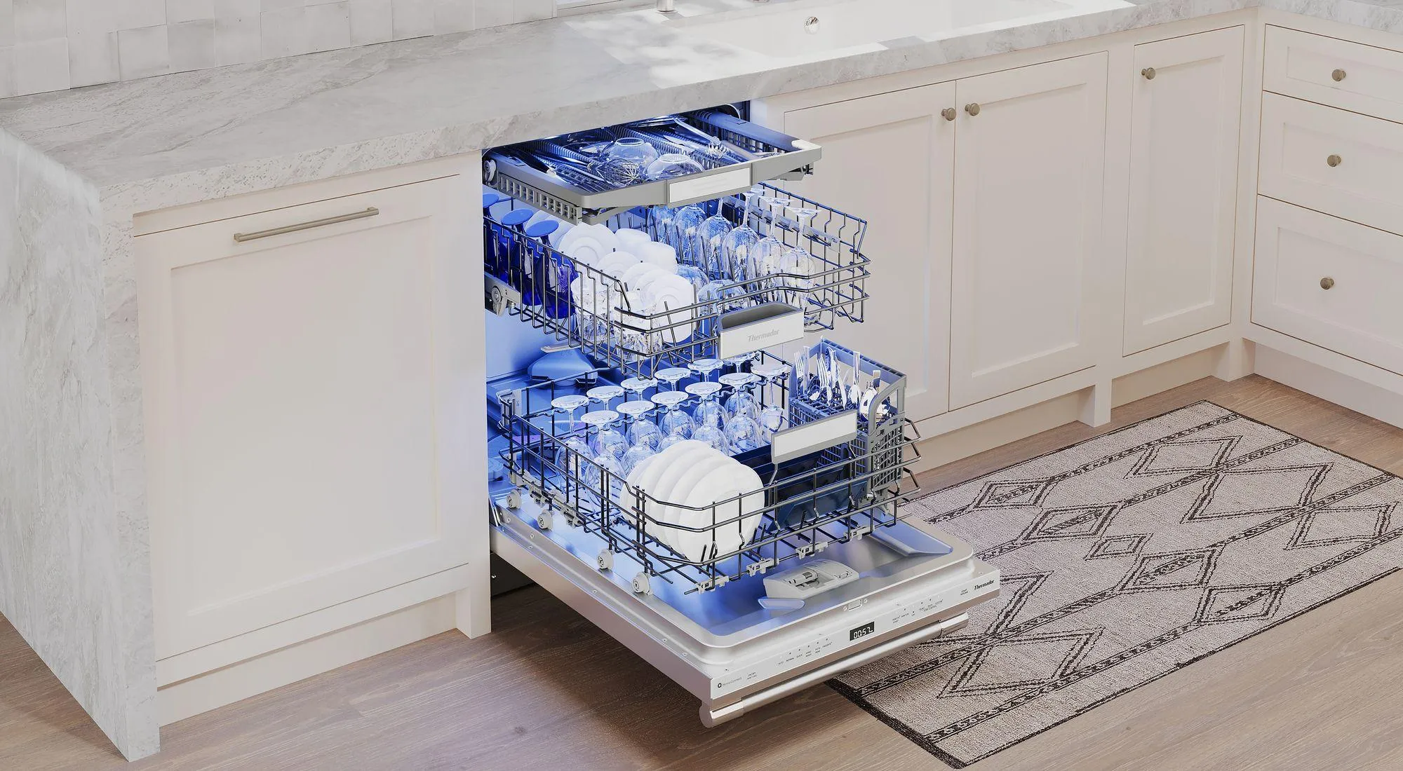 Thermador DWHD661EFP Dishwasher 24'' Stainless Steel