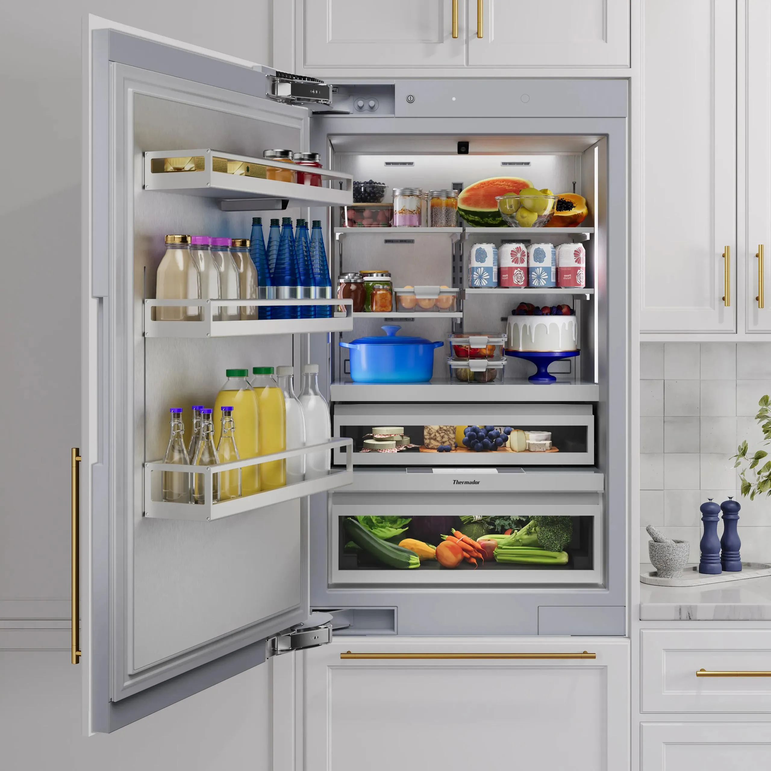 Thermador T30IB100SP Freedom Built-In Bottom Freezer 30'' Panel Ready