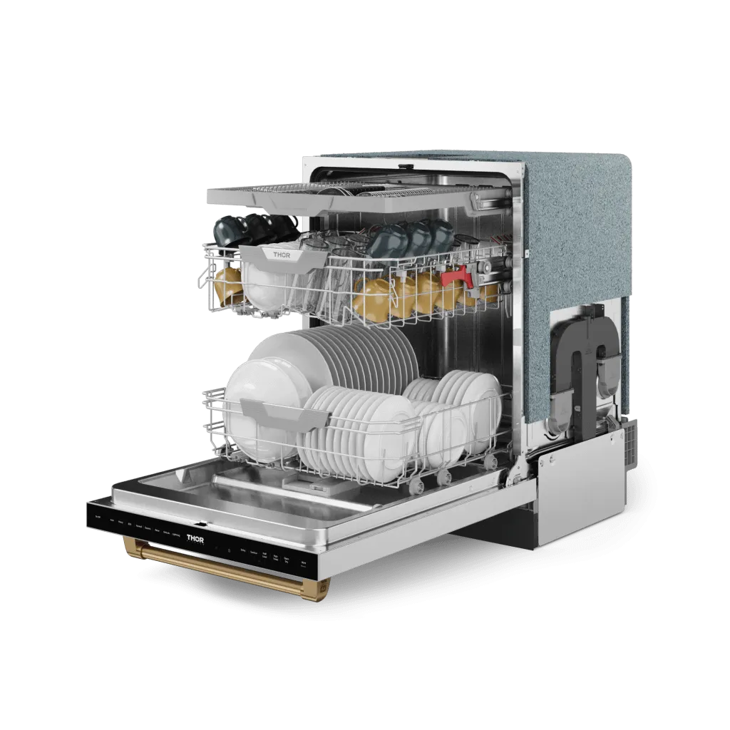 Thor Kitchen DW24X8BA99BRZ 24 Inch Dishwasher Stainless Steel/Bronze Gordon Ramsay Series - Dw24X8Ba99-Brz