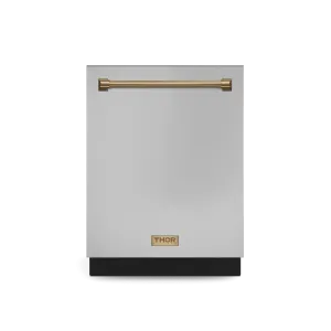 Thor Kitchen DW24X8BA99BRZ 24 Inch Dishwasher Stainless Steel/Bronze Gordon Ramsay Series - Dw24X8Ba99-Brz