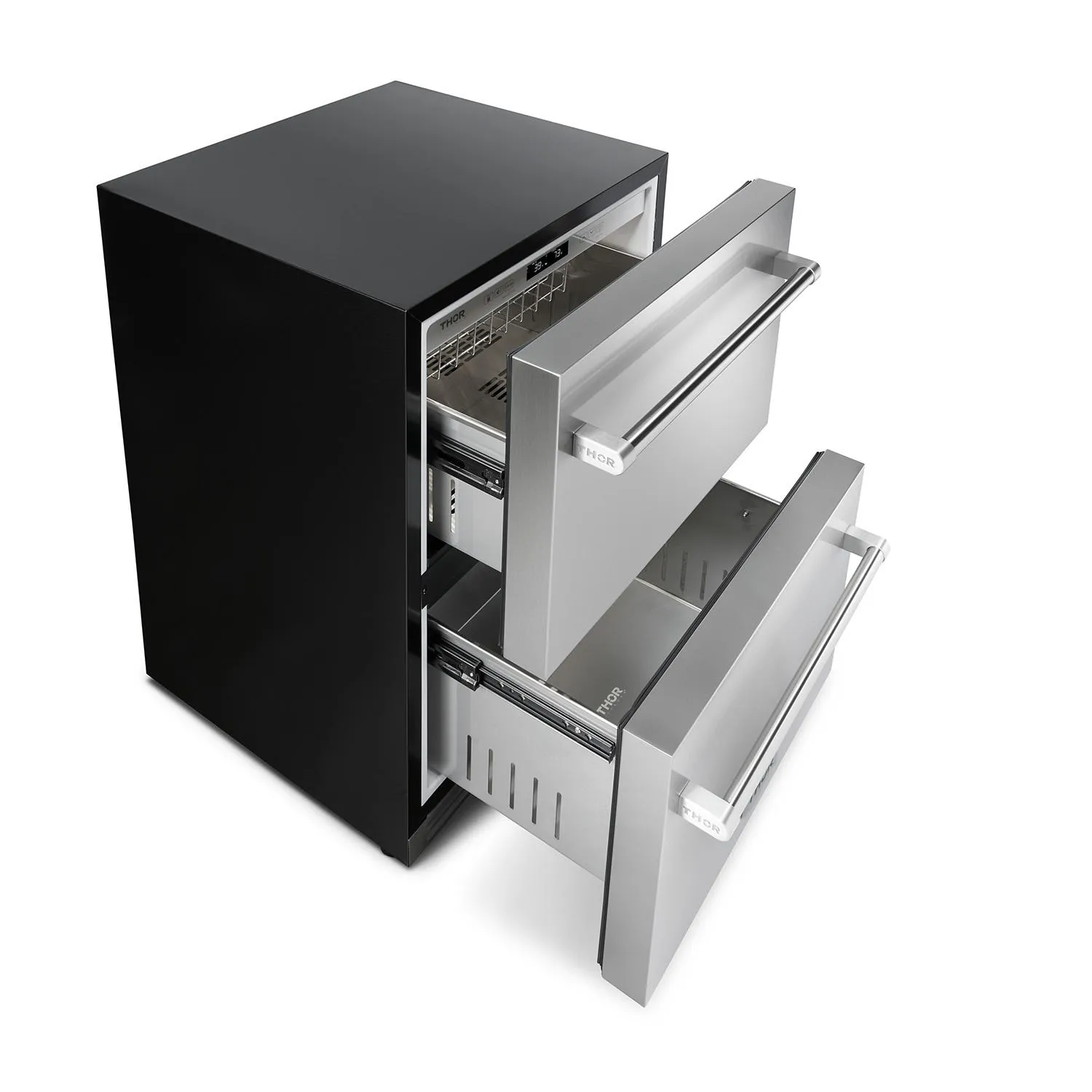 Thor Kitchen TRF24U 24 Inch Indoor Outdoor Refrigerator Drawer In Stainless Steel
